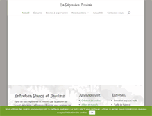 Tablet Screenshot of pepiniere-floreale.com